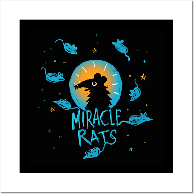 Night In The Woods Miracle Rats Wall Art by katmargoli